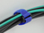DeLOCK 19551 Kabelbinder Hook & loop cable tie Blau 3 Stück(e)