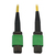 Tripp Lite N390B-03M-12-AP InfiniBand/fibre optic cable 3 m MPO/MTP OFNR OS2 Zwart, Geel