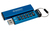 Kingston Technology IronKey Keypad 200 pamięć USB 256 GB USB Typu-A 3.2 Gen 1 (3.1 Gen 1) Niebieski