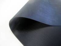 Gummi-Feinriefenmatte 3,0 mm, ohne Einlage, SBR 1000 mm breit, schwarz