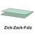 250 Blatt Handtuchpapier V-Falz 23 cm x 25 cm grün Zick Zack, 1-lagig von