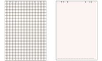 LANDRÉ Flip-Chart-Block, 20 Blatt, kariert / blanko (5400028)