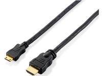 Equip HDMI HS Ethernet 1.4 A-C St/St 2.0m 4K30Hz HDR sw Polybeutel