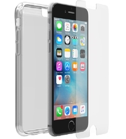 OtterBox Pack Clearly Protected Skin - Pack con Funda de protección Ultra Fina y Flexible + Protector de Pantalla de Cristal Templado Alpha Glass para Apple iPhone 6/6s - Funda