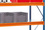 GR, Weitspannregal mit Stahlpaneelen W 100, 2500 x 2500 x 600 mm, blau/orange/verzinkt, 4 Ebenen, Fachlast 820 kg