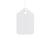 ValueX Reinforced Coloured Strung Tag 37x24mm White (Pack 1000) T257838