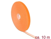 Klett-Kabelbinder L 10m x B 13mm, Rolle, orange, Delock® [18744]