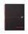 Black n Red A5 Plus Wirebound Hard Cover Notebook Ruled 140 Pages Matt Black/Red (Pack 5)