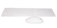 Keyboard Wht Hp Wrls Swi Bri M 928512-051, Full-size (100%), RF Wireless, AZERTY, White, Mouse included Tastaturen