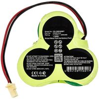 Battery 1.66Wh Ni-Mh 7.2V 230mAh Green for Alarm System 1.66Wh Ni-Mh 7.2V 230mAh Green for Cobra Alarm System 4138, 4138HF, 4198, G198,