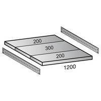 Shelf for industrial boltless shelf unit