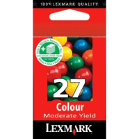 Tintenpatrone Lexmark (C, M, Y) Nr. 27 für moderaten Gebrauch
