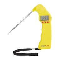 Hygiplas Easytemp Thermometer in Yellow - Fold-Away Probe -50�C to 300�C