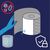 Tork Premium Conventional Wrapped 3 Ply Toilet Roll - Pack of 12 x 8