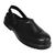 Lites Unisex Safety Slip On Clogs in Black with Removable Backstrap - 40