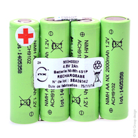 Pack(s) Batterie Nimh 4x AA NX 4S1P ST1 4.8V 2000mAh S