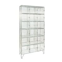 Heavy duty wire mesh lockers (8mm dia.)