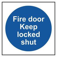 Fire Door Keep Locked Shut Multipack Of 10 Sign