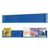 Shelf style wall mounted literature display, pack of 3, blue
