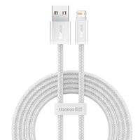 Baseus Dynamic USB- Lightning kábel, 2.4A, 2m, fehér (CALD000502)