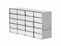 Cestelli per congelatori verticali in acciaio inox per scatole con altezza di 50 mm