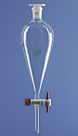 Ampoule à décanter selon Squibb en verre borosilicaté 3.3 Description Non graduée