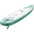 Deska do pływania SUP pompowana dwukomorowa z akcesoriami 125 kg - zielona