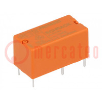 Relay: electromagnetic; SPDT; Ucoil: 5VDC; Icontacts max: 5A; PE