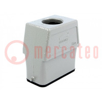 Enclosure: for HDC connectors; Han® A; size 10A; for cable; high