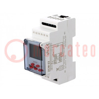 Programmable time switch; Range: 1 year; SPDT; 230VAC; PIN: 5; IP20