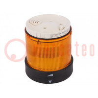 Segnalatore: luminoso; lampadina BA15D; arancione; 0÷250VDC; IP65