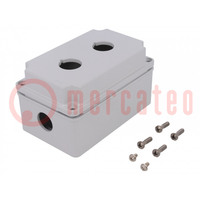 Carcasa: para mando; IP66,IP67; X: 80mm; Y: 130mm; Z: 73mm