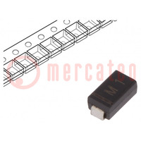 Diode: rectifying; SMD; 50V; 1A; SMAJ; Ufmax: 1.1V; Ifsm: 30A