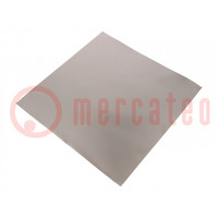 Shielding mat; 240x240x0.5mm; Permeability: 100; EFX