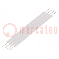 Connector: elastische geleiderbrug; R.lint: : 1,27mm; L: 25,4mm