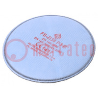 Dust filter; P3 R; Material: activated carbon