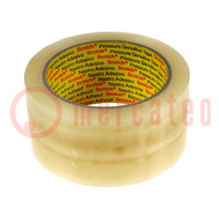Packing tapes; L: 66m; Width: 48mm; colourless