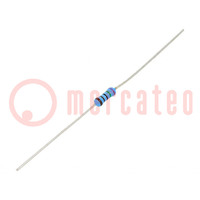 Resistor: thin film; THT; 7.5kΩ; 600mW; ±1%; Ø2.5x6.5mm; 50ppm/°C