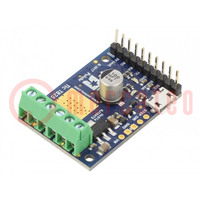Stepper motor controller; DRV8825; analog,I2C,PWM,RC,TTL,USB