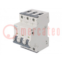 Circuit breaker; 230/400VAC; Inom: 63A; Poles: 3; Charact: C; 6kA