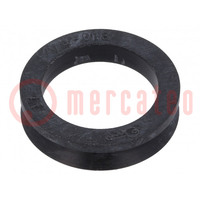 V-ring afdichting; NBR-rubber; D.as: 17,5÷19mm; L: 5,5mm; Ø: 16mm