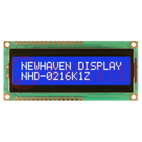 Display: LCD; alphanumeric; STN Negative; 16x2; blue; 80x36x13.5mm
