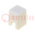 Button; push-in; 5.5mm; -25÷70°C; square; ivory; 4x4mm