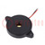 Sound transducer: piezo; without built-in generator; 5mA; Ø: 30mm
