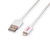 ROLINE Lightning to USB Cable for iPhone, iPod, iPad, white, 1.8 m