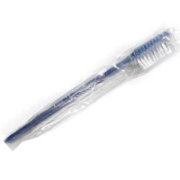 Einmal-Zahnbürste, blau, einzeln verpackt