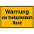 Warnung vor freilaufendem Hund Hinweisschild Grundbesitzkennz., Alu, 30x20 cm