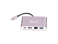 CONNECTLAND AD-USB-C-DIGITAL-AV-4EN1-BOX ADAPTADOR USB TYPE C