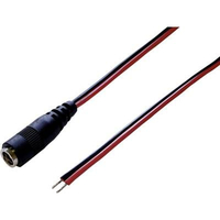 BKL ELECTRONIC CABLE DC 072064 DC HEMBRA 5.5 MM ? CABLE, EXTREMOS ABIERTOS 2.5 MM 2.5 MM 2 M 1 PC (S)