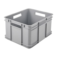 KEEEPER BOÎTE DE RANGEMENT EURO-BOX, COLLECTION BRUNO ECO, TAILLE XL, 43 X 35 X 24, ECO GRIS KEE1223